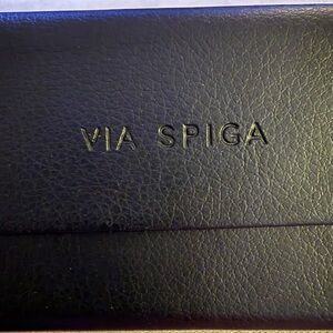 VIA SPIGA eyeglasses folding case slim triangle ( only case)